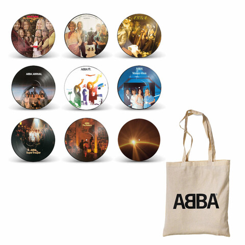ABBA - 9LP Studio Album Picture Disc Bundle (incl. Voyage) von ABBA - 9LP Picture Disc Bundle + Tragetasche jetzt im ABBA Official Store