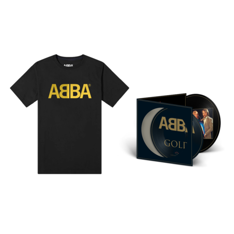 Gold (30th Anniversary) von ABBA - 2LP Picture Disc + Logo T-Shirt jetzt im ABBA Official Store