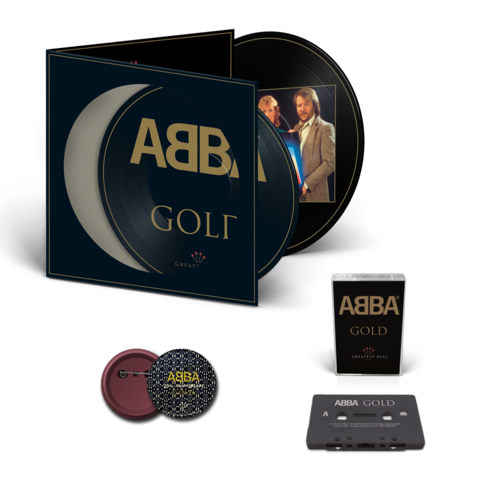 Gold (30th Anniversary) von ABBA - 2LP Picture Disc + Black Cassette + Pin jetzt im ABBA Official Store